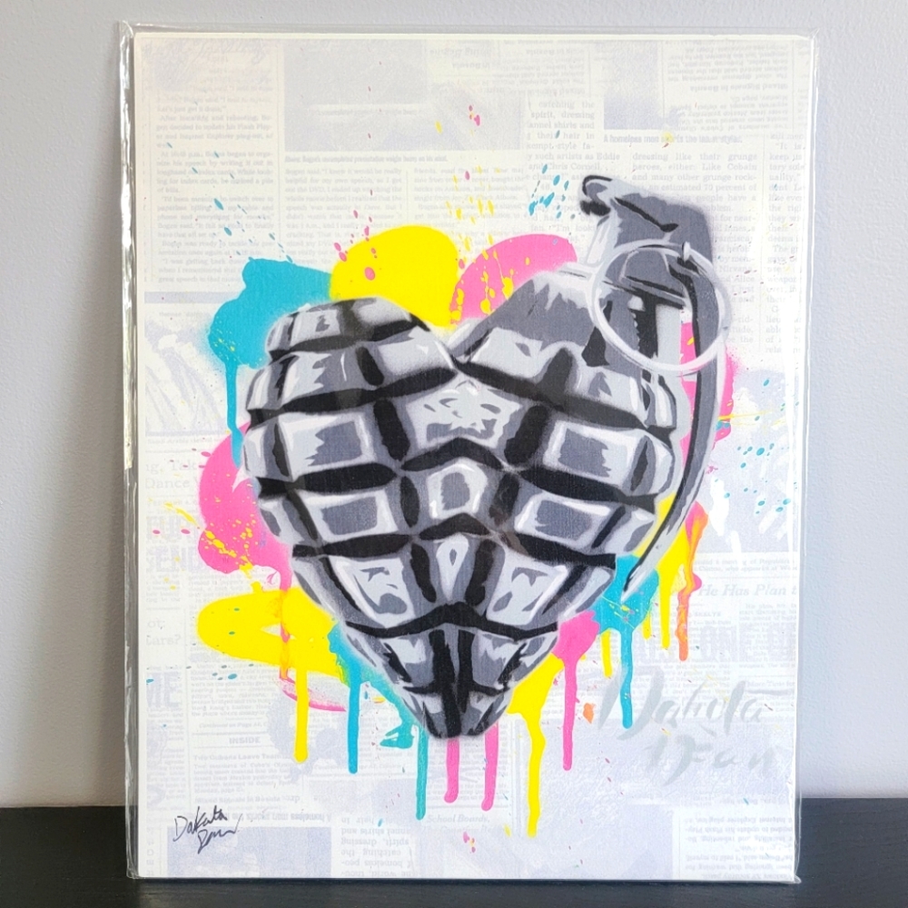 Art By Dakota Dean 11x14 Print "Love is a Weapon"